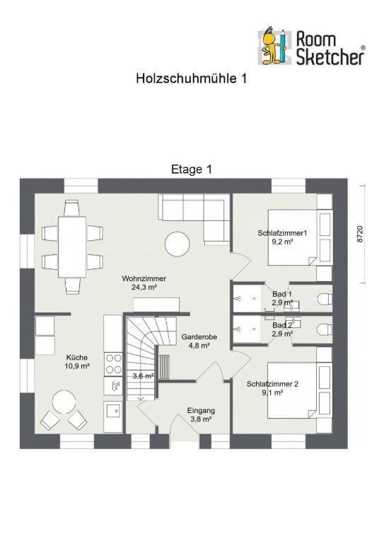 Die Holzschuhmühle Rosenthal-Bielatal Zimmer foto